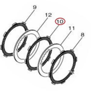 YAMAHA.. PLATE FRICTION 1 R 15/ MT155 - bk7e63200000